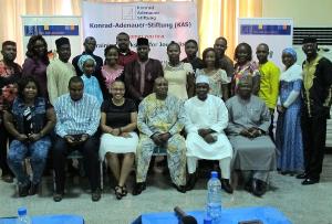 A Workshop for radio journalists organized by Konrad-Adenauer-Foundation at 4,5 December, 2014 in Nigeria's capital Abuja.