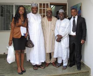 Participants of a roundtable discussion on civic education strategies for electorates.