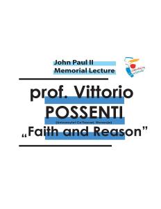 Prof. Possenti: Faith and Reason