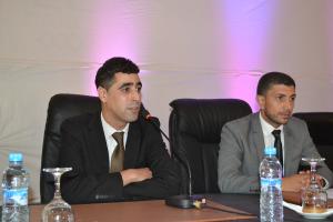 V.l.n.r: Aziz El Aidi (Projektkoordinator KAS), Khaled Jbabdi (AGEF Casablanca)