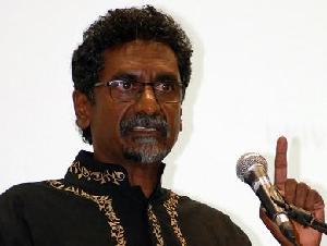 Jay Naidoo hält die Van Zyl Slabbert Honorary Lecture am 16. April 2014.