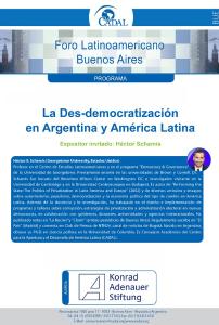 Die De-Demokratisierung in Argentinien und in Lateinamerika