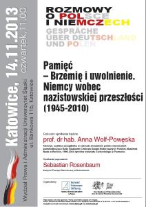 Pamiec i brzemie, 2013