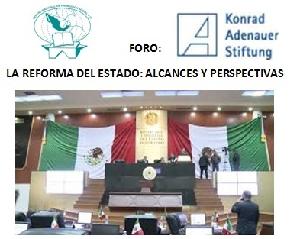 Invitación foro "Reforma del Estado: alcances y perspectivas"