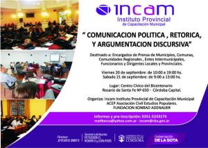 Politische Kommunikation für Pressesprecher in Cordoba.