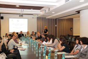 Teilnehmer des wissenschaftlichen Kolloquiums: Professoren aus der Republik Moldau, Deutschland, Rumänien