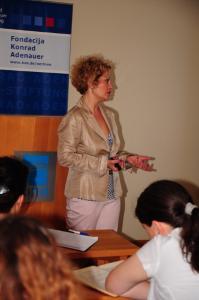 Jelena Kovacevic, Generaldirektorin der PR-Agentur "Represent Communication", Belgrad