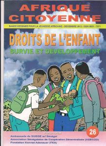 Afrique citoyenne Rechte der Kinder Titelseite