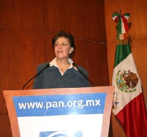 Clausura a cargo de la Secretaria General del Partido Accion Nacional , Cecilia Romero