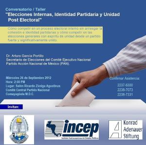 Honduras - Elecciones internas, identidad partidaria y post electoral (26 septiembre 2012)