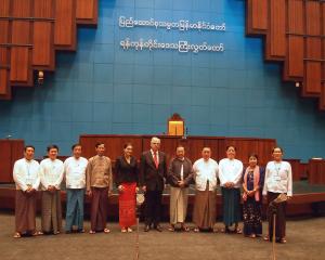 KAS Singapore Delegation visits the Yangon Region Parliament