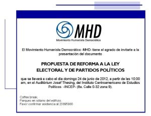 MHD - Presentación propuesta de reforma a la LEPP (24 junio 2012)