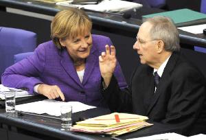 angela Merkel und Wolfgang Schäuble