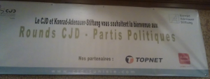 Banner CJD-KAS Rounds avec les Partis Politiques