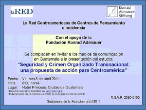laRED - Invitacion a medios presentacion estudio seguridad (abril 2011)