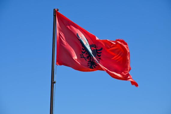 Albanien Flagge