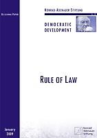 Präsentation der neuen KAS Publikation 'Rule of Law'