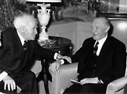 Konrad Adenauer und David Ben Gurion - Zwei Staatsmänner gehen auf einander zu