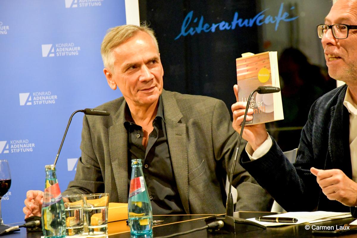 Lutz Seiler bei einer Lesung der KAS im Literaturhaus Leipzig