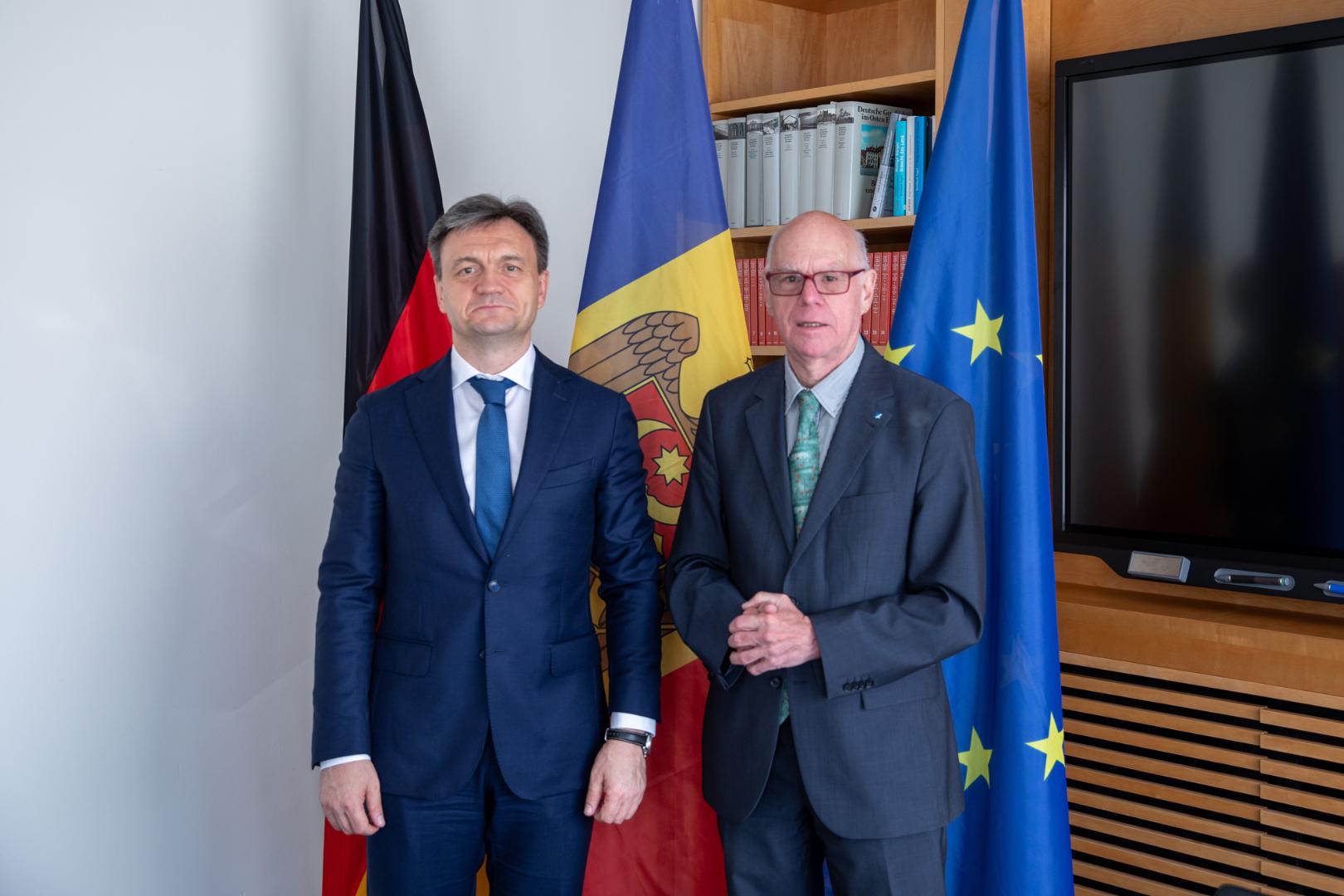 Dorin Recean, Premierminister der Republik Moldau, besucht die Konrad-Adenauer-Stiftung