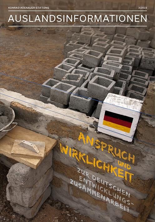 Baustelle einer Grundschule in Liberia, deren Errichtung mit Mitteln der Entwicklungszu­sammenarbeit aus Deutschland finanziert wurde.