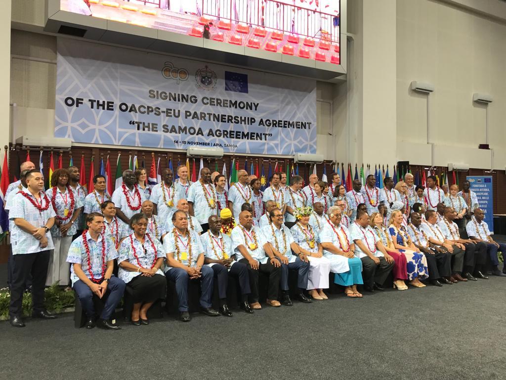 Samoa Signing Ceremony