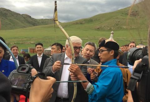 Steinmeier in der Mongolei