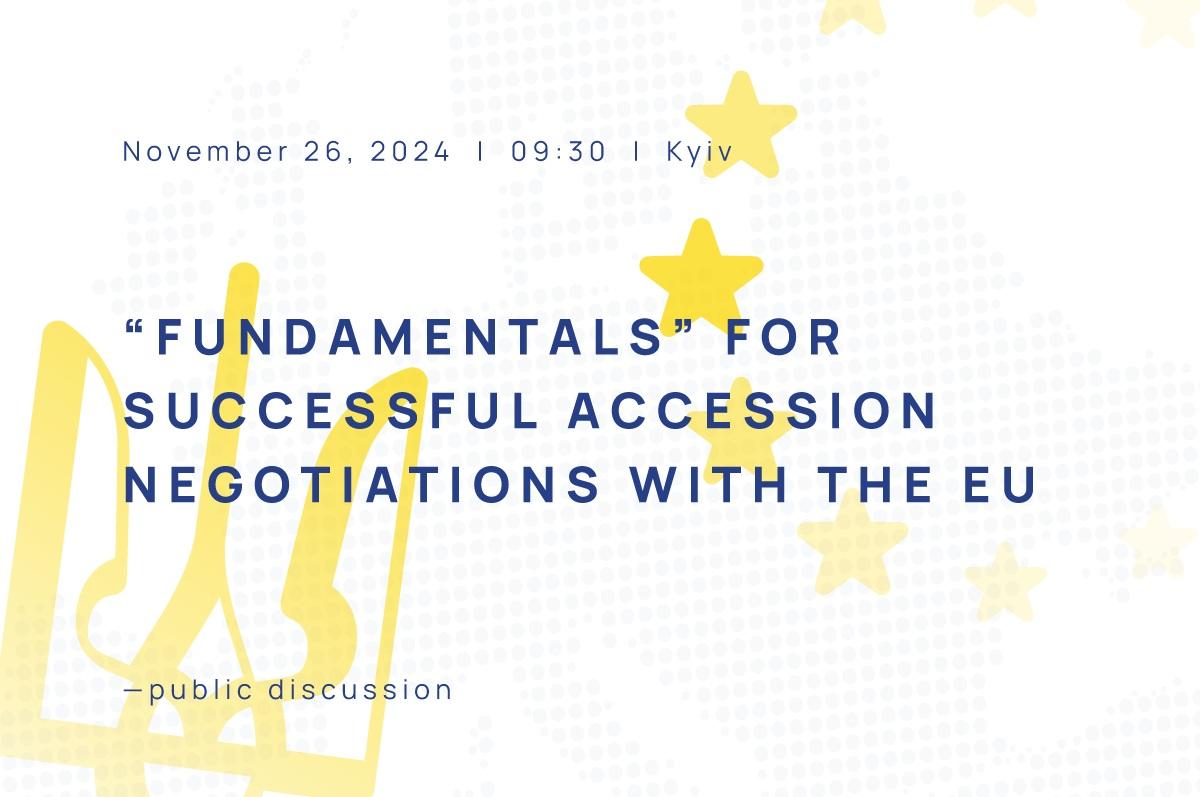 Fundamentals for successful accession negotiations with the EU