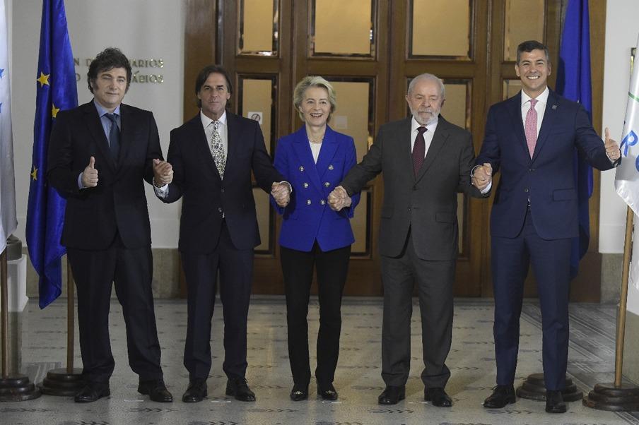 EU-Mercosur- Handelsabkommen, Gruppenbild der Regierungschefs
