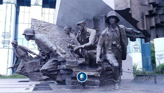 Blick auf das 1989 enthüllte Denkmal in Warschau, das an den Warschauer Aufstand von 1944 erinnern soll.