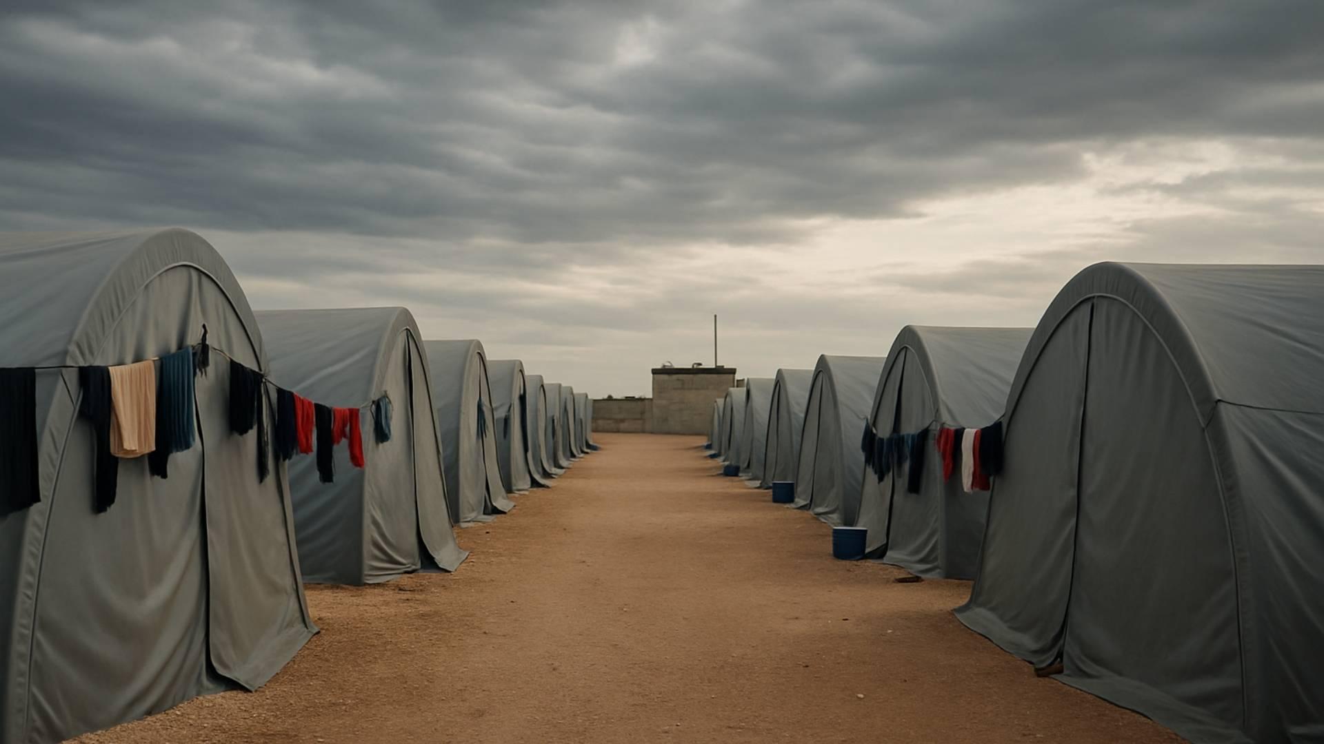 Refugees camp