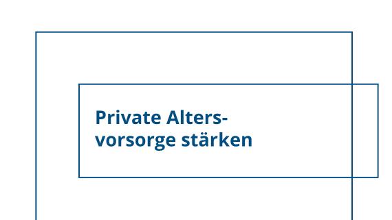 Private Altersvorsorge