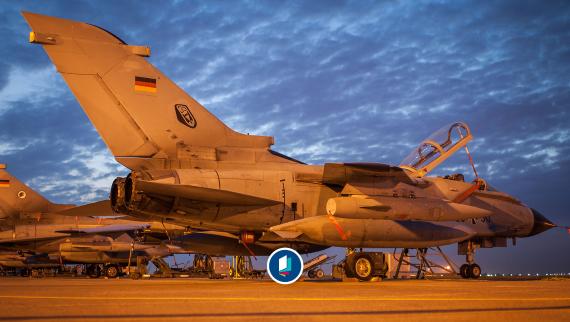 Ein Tornado der Bundeswehr, hier im Februar 2016 in der Türkei stationiert.