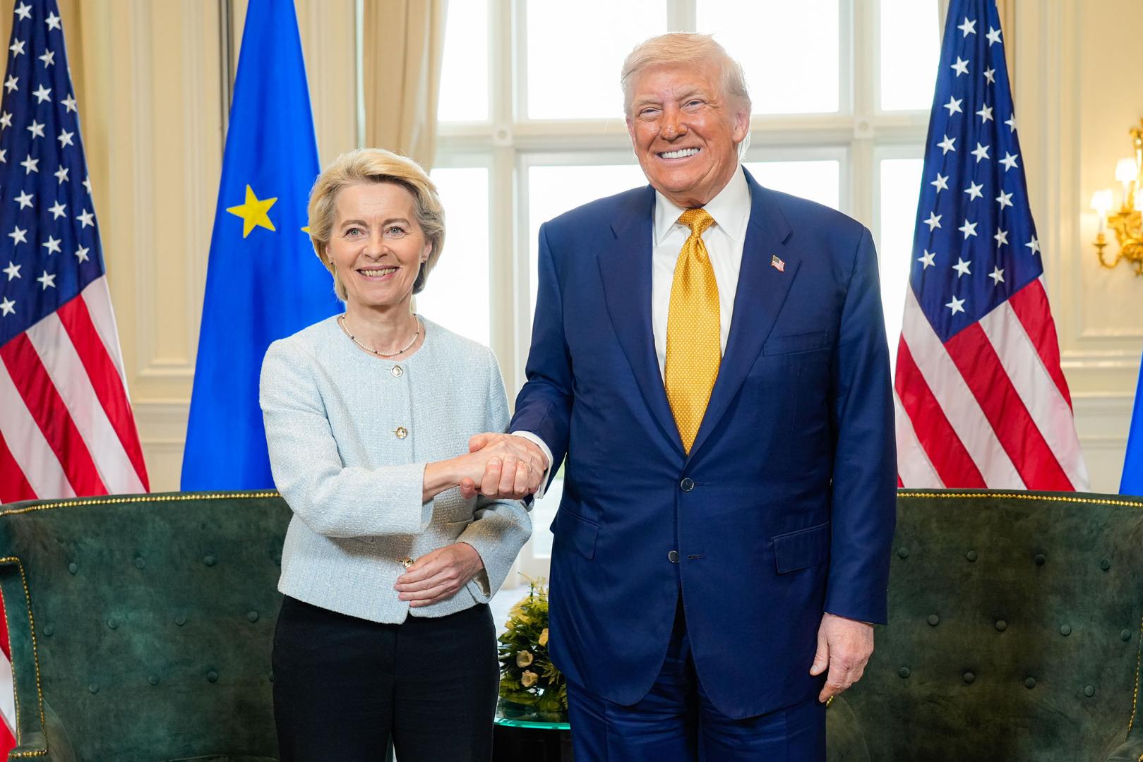 Ursula von der Leyen und Donald Trump
