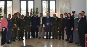 Besuch des „Royal Jordanian National Defense College“ bei der KAS.