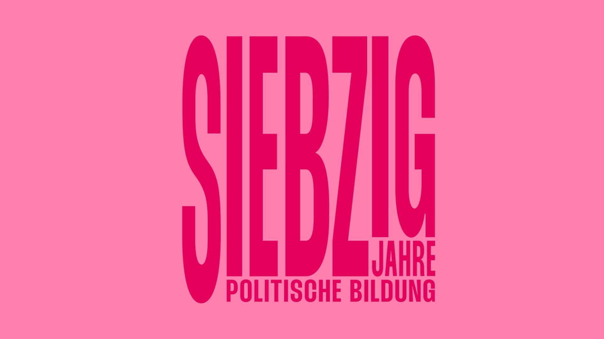 70 Jahre Politische Bildung Coverbild