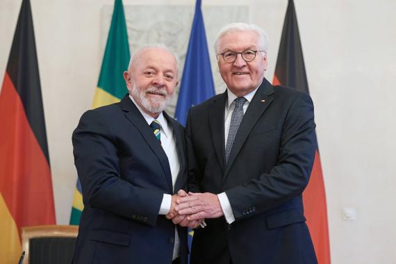 Bundespräsident Steinmeier empfängt Lula da Silva