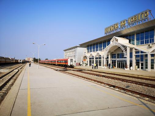 Bahnhof Lobito der Benguela-Eisenbahn in Lobito, Angola