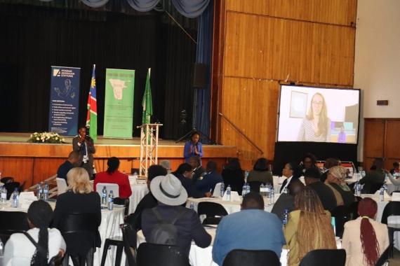 App Namibia Leader Launch of Namibian Sign Language App - Foundation Office Namibia and ...