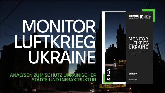 Nächtliches Lwiw in Dunkelheit nach Angriffen auf die Stromversorgung;