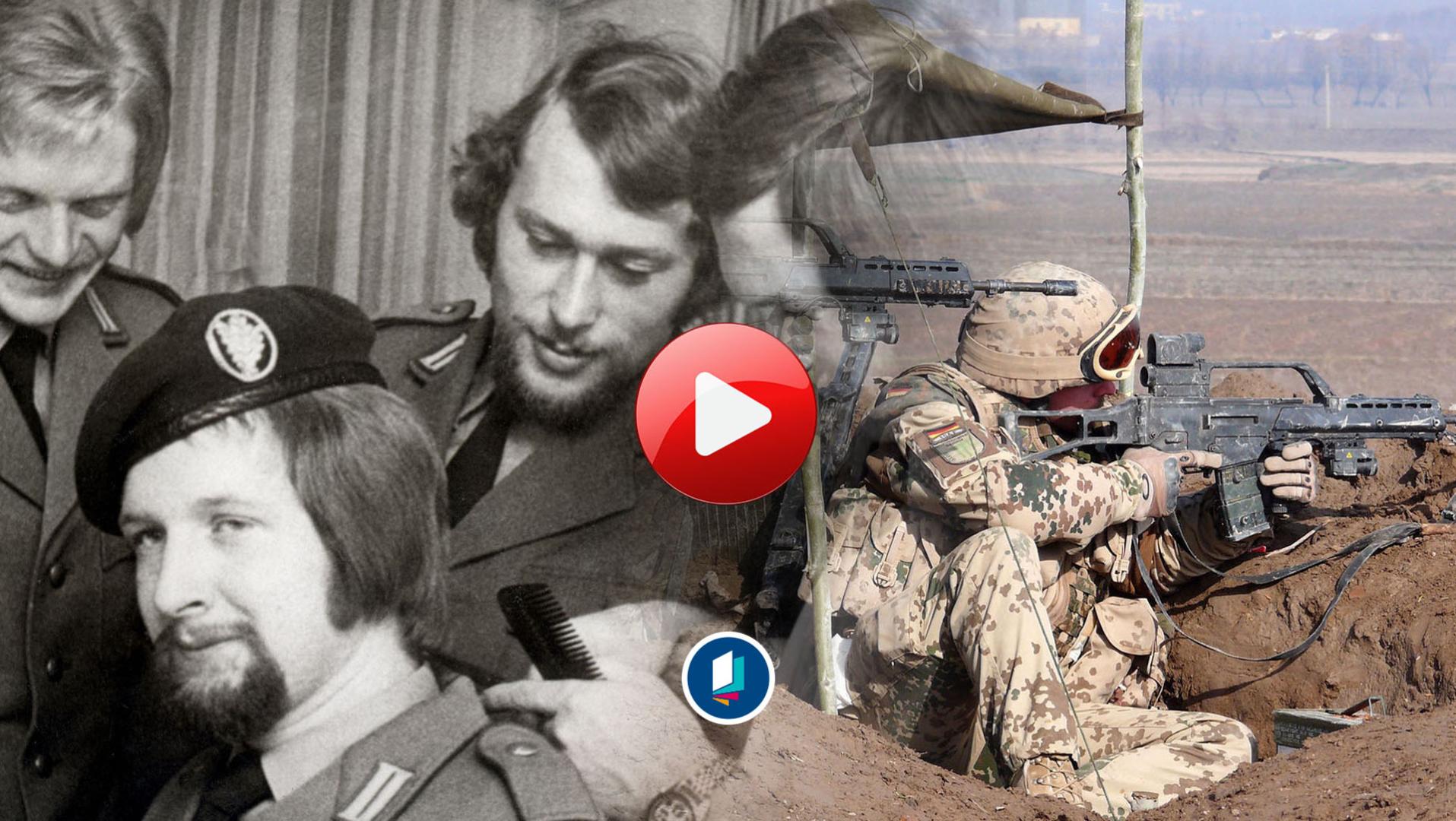 Bundeswehrsoldaten 1972 und 2009 in Afghanistan.