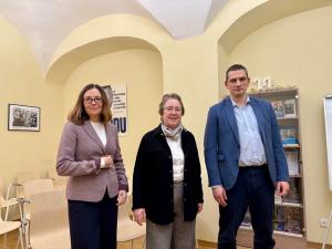 Violeta Mycik, Gabriele Baumann and Dzmitry Kruk