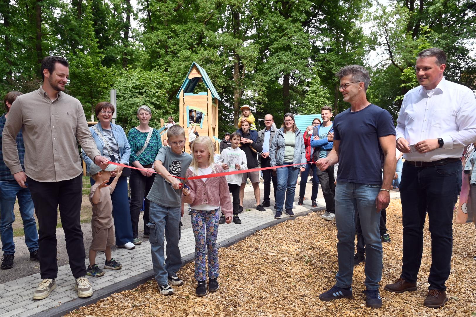 Eröffnung eines Spielplatzes in Dorsten