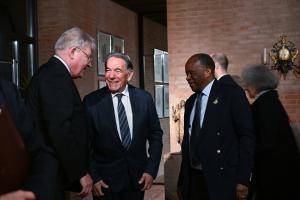 AMB DEL GHANA CON ALTRI OSPITI