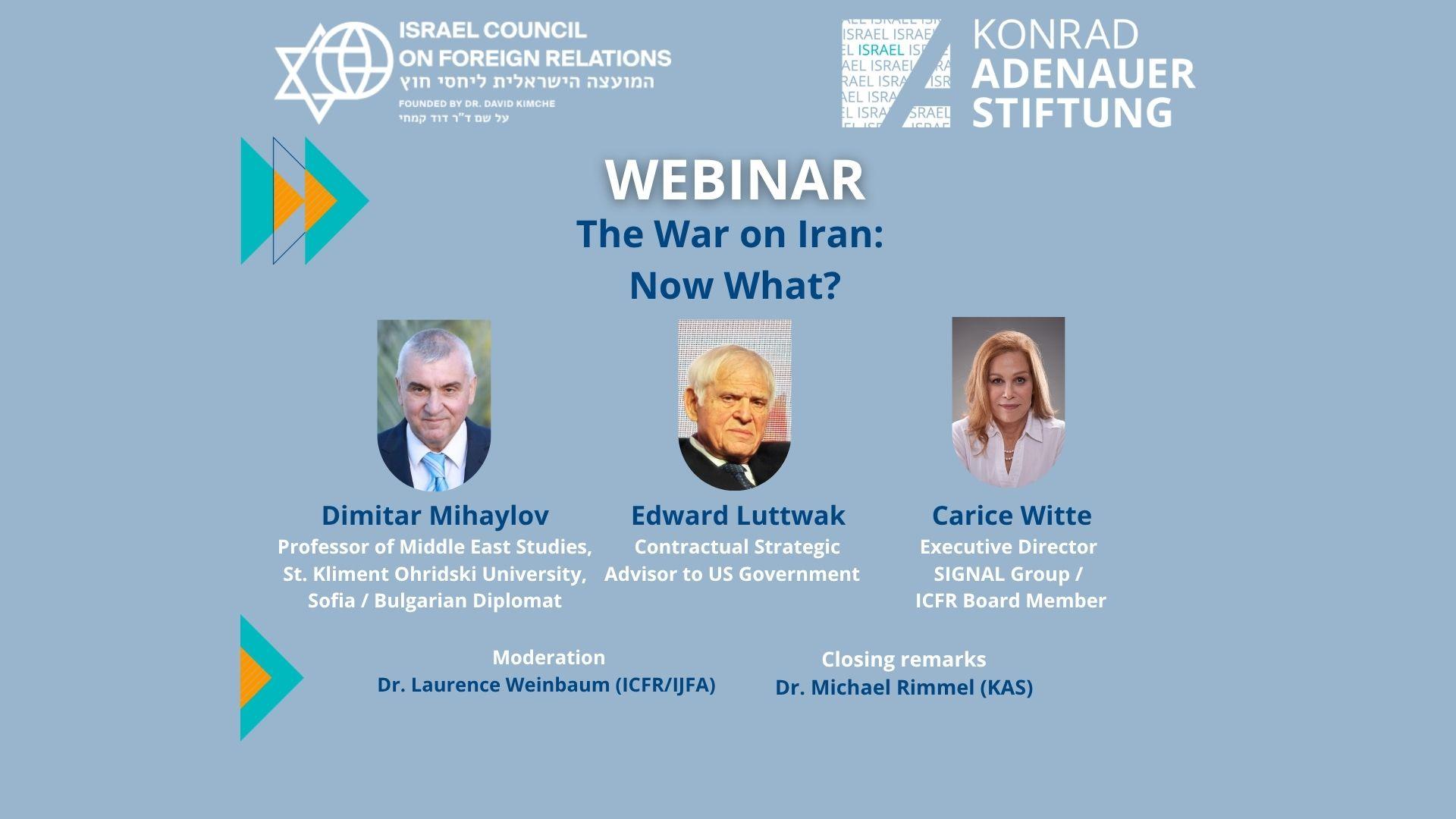 Webinar 3 zum Krieg gegen Iran