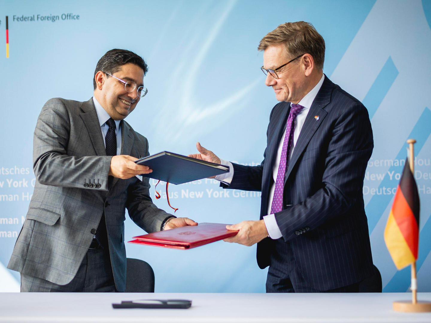 Nasser Bourita et Johann Wadephul