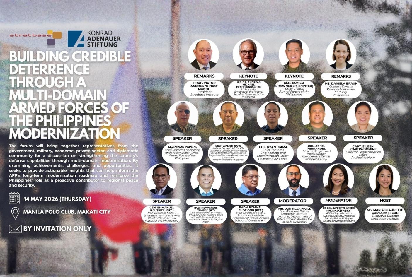 Building Credible Deterrence through a Multi-Domain AFP Modernization Event Poster