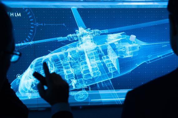 NATO helicopter graphic