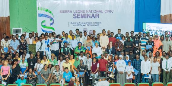 Group photo at the National Civic Symposium