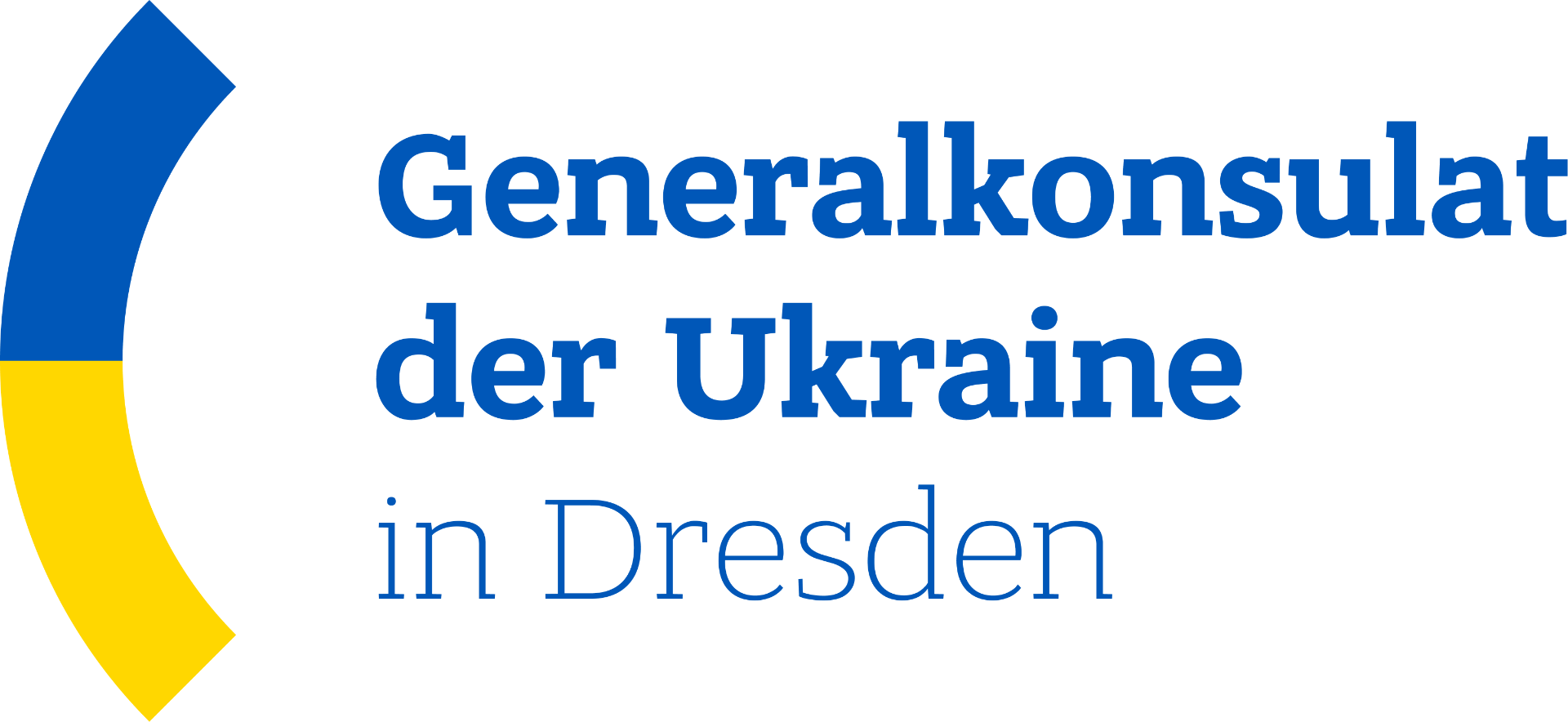 Logo Generalkonsulat der Ukraine in Dresden